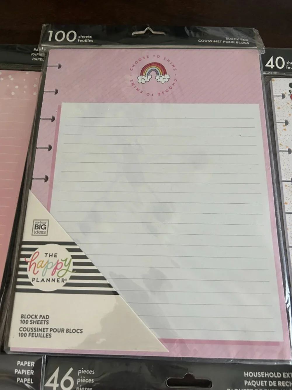 The Happy Planner Refill Paper & Extension Packs SET of 7 NEW SEALED